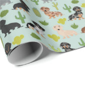 ドキシードダシュントサボラッピング紙 ラッピングペーパー (ロールコーナー)