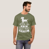 ドキシードダシュント犬の子犬の所有者の恋人_25 Tシャツ (正面フル)