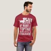 ドキシードダシュント犬の子犬の所有者の恋人_35 Tシャツ (正面フル)