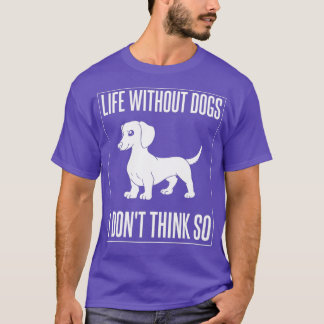 ドキシードダシュント犬の子犬の所有者の恋人 Tシャツ