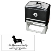 ドキシードダシュンドドッグブリード差出人住所 セルフインキングスタンプ (インサイチュ)