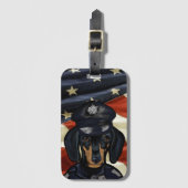 ドキシーパトロール ラゲッジタグ (正面縦)