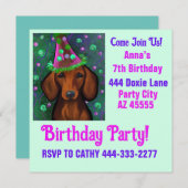 ドキシーパーティー 招待状 (正面/裏面)