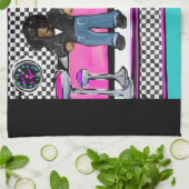 ドキシーロックアンドロール キッチンタオル (折り畳み)