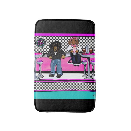 ドキシーロックンロール バスマット (正面縦)