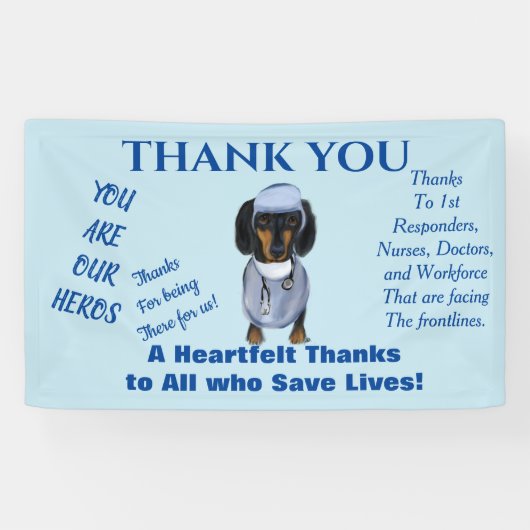 ドキシー医師 横断幕 (横)