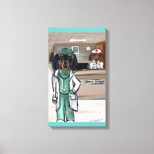 ドキシー博士 キャンバスプリント (正面)