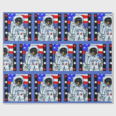 ドキシー宇宙飛行士 ラッピングペーパー (フラット)