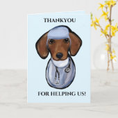 ドキシー・ドクター カード (黄色い花)