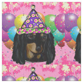 ドキシ誕生日 ファブリック (クローズアップ)