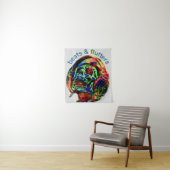 ドキドキとワクワク タペストリー (インサイチュ)