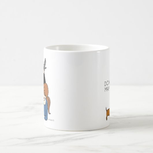 ドキパーソナライズされたシーママコーヒーマグ コーヒーマグカップ (中央)