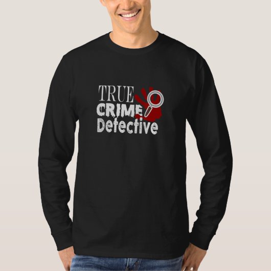 ドキュメンタリーやポッドの真の犯罪探偵 Tシャツ (正面)