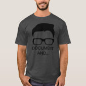 ドキュメントとレポート!!! Tシャツ (正面)