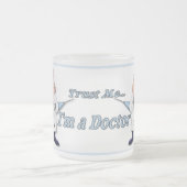 ドキュメントを信頼 フロストグラスマグカップ (中央)