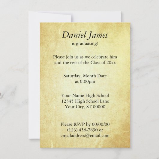 ドキュメントペーパー アナウンスメント 招待状 (正面)