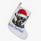 ドギーのクリスマスストッキング スモールクリスマスストッキング (正面 (吊り時))