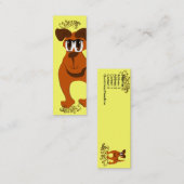 ドギーの仕事 –  スキニー名刺 (正面/裏面)