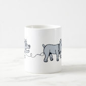 ドギーの散歩道。 コーヒーマグカップ (中央)