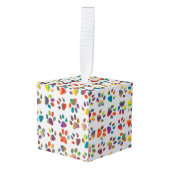 ドギーカラフルポーズキューブオーナメント キューブオーナメント (正面アングル)