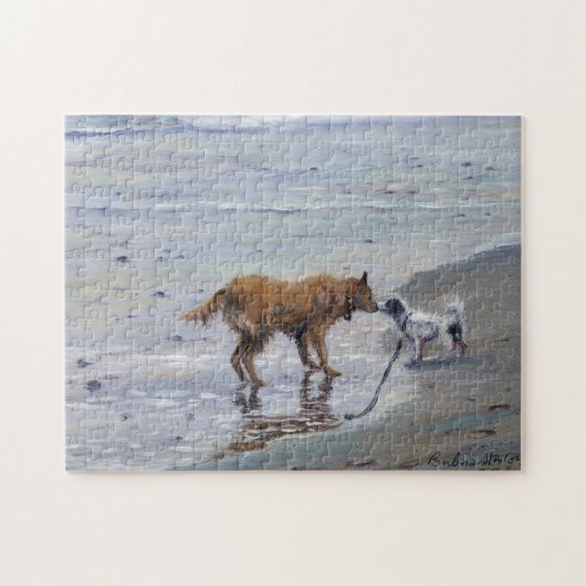 「ドギーキス」ジグソーパズル ジグソーパズル (横)