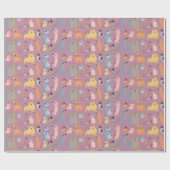 ドギースタイルギフトラッピング紙 – かわいい子犬 ラッピングペーパー (フラット)