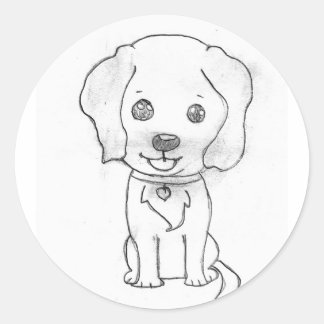 ドギーステッカー ラウンドシール