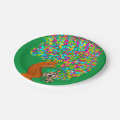 ドギースプロケット紙パーティープレート ペーパープレート (アングル)