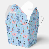 ドギーテイクアウトボックス – かわいいドッグアート – カスタマイズ フェイバーボックス (オープン)