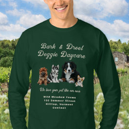 ドギーデイケア 子犬 ビジネス Tシャツ