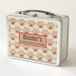 ドギーデイサービススナック&モノ弁当 メタルランチボックス