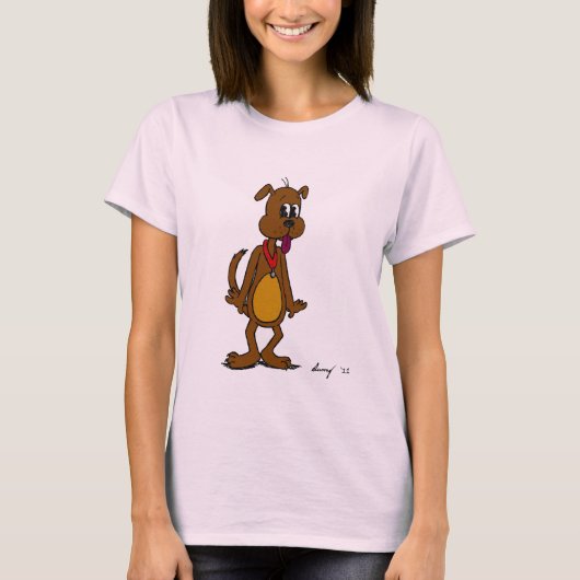 ドギートゥーン 女性用スパゲッティタンク Tシャツ (正面)