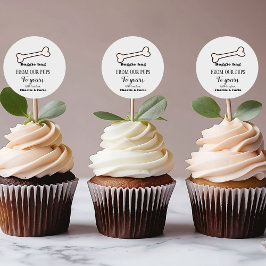 ドギーバッグドッグトリート結婚式の引き出物バッグ ラウンドシール