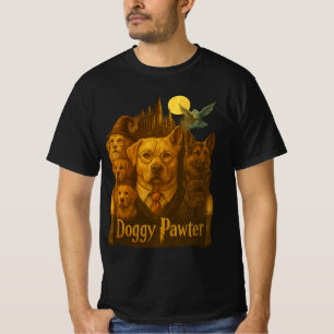 ドギーパウター ヴィンテージ 90年代 グラフィック レトロ 魔術師 犬 Tシャツ