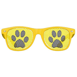 ドギーポーズプリント レトロサングラス