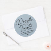 ドギーモダントリートありがとうポーティ ラウンドシール (封筒)