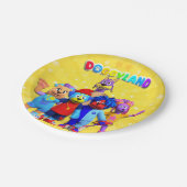 ドギーランドプレート ペーパープレート (アングル)