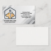 ドギー子猫ハウスロゴ | ペットストアサービス 名刺 (正面/裏面)