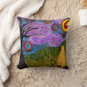 ドギー星空の夜装飾枕 クッション (ブランケット)