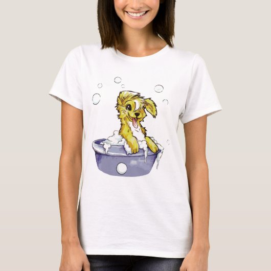 ドギー泡風呂 Tシャツ (正面)