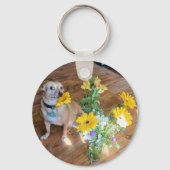 ドギー花の匂いを！ キーホルダー (裏面)