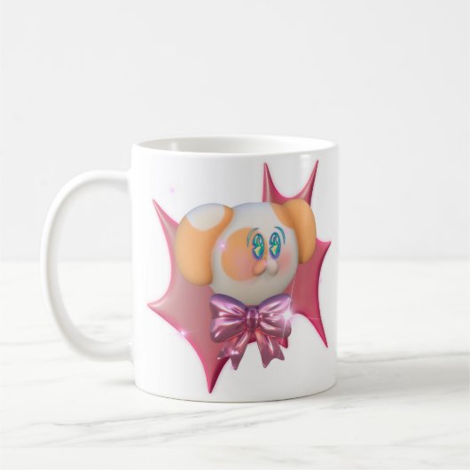 ドギー コーヒーマグカップ (左)