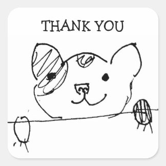 ドギー・ステッカー スクエアシール