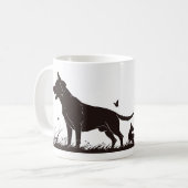 ドギー・ファミリー10 コーヒーマグカップ (正面左)
