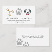 ドギー・ポー | はさみ 名刺 (正面/裏面)