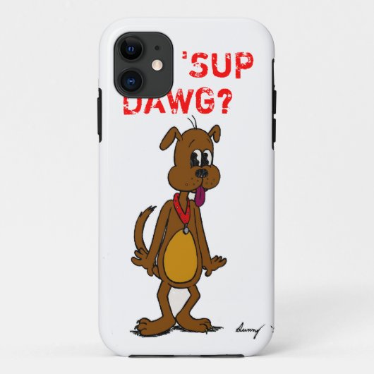 ドギー'SUP DAWG? iPhone 5ケース Case-Mate iPhoneケース (裏面)