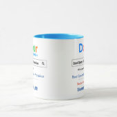 ドクおもしろいカスタムター·ギフト·マグ マグカップ (中央)