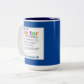 ドクカスタムタ最高のー ツートーンマグカップ (正面左)