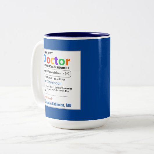 ドクカスタムタ最高のー ツートーンマグカップ (正面左)