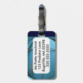 ドクグモの~の荷物のラベル ラゲッジタグ (裏面縦)